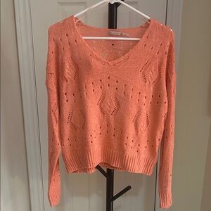 ESQUALO Coral V-Neck Sweater